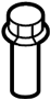 Image of Bolt. Screw. Child. Bracket. A bolt used to secure a. image for your 2009 Ford F-150 5.4L Triton V8 FLEX A/T RWD King Ranch Crew Cab Pickup Fleetside 