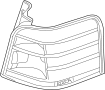 View Tail Light Assembly (Rear) Full-Sized Product Image 1 of 1