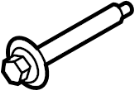 Image of Bolt. Bar. Tie. Bracket. (Upper, Lower). A threaded rod with a. image for your 2005 Ford F-150 4.2L Triton V6 A/T RWD XLT Standard Cab Pickup Fleetside 