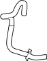 Image of HVAC Heater Hose image for your 2014 Ford F-350 Super Duty 6.2L V8 FLEX A/T 4WD Platinum Crew Cab Pickup Fleetside 