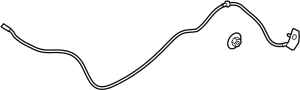 Image of Hood Release Cable image for your 2015 Ford F-250 Super Duty 6.7L Power-Stroke V8 DIESEL A/T 4WD XLT Extended Cab Pickup Fleetside 