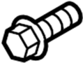 Image of Screw. Hood. Striker. A screw that is used to. image for your 2019 Ford Police Interceptor Utility   