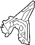 Image of Drive Motor Battery Pack Charging Port Pocket Bracket image for your 2013 Ford Focus  ST Hatchback 