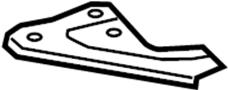 View Bracket. CrossMember. Mount. (Front, Rear, Lower) Full-Sized Product Image