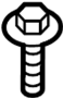 Image of Screw. Air. Inlet. Housing. (Lower). A Screw that is used to. image