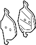 Image of Disc Brake Pad Set (Front) image for your 2002 Ford Focus   