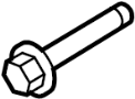 Image of Bolt. Crossmember. Arm. Suspension. Control. (Front, Upper, Lower). A fastener used to. image for your 2011 Ford F-150   