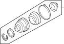 Image of CV Joint Boot Kit image for your 2009 Ford Taurus   