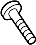 Image of Bolt. Shaft. Coupling. (Upper, Lower). A threaded rod with a. image for your Ford F-350 Super Duty  