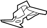 Image of Clip. Retainer. Console. Overhead. A clip which helps. image for your 2023 Ford Transit-350 3.5L EcoBoost V6 A/T RWD XL Standard Passenger Van 