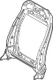 Image of Seat Back Frame image for your 2010 Ford F-150  Platinum Crew Cab Pickup Fleetside 