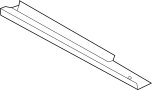 Image of Rocker Panel Guard (Front) image for your 2021 Ford F-150 3.5L EcoBoost V6 A/T 4WD Limited Crew Cab Pickup Fleetside 