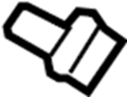 Image of Clip. Trim. Pillar. Windshield. Panel. (Upper). Body A-Pillar Trim Panel. image for your 2023 Ford Transit Connect  XL Mini Cargo Van 