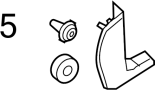 View Plate. Sill. Retainer. Clip. (Front, Rear, Lower) Full-Sized Product Image