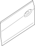 Image of Door Outer Panel image for your 2024 Ford Transit-350  PTV Standard Cargo Van 