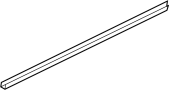 Image of Door Window Belt Weatherstrip (Upper) image for your 2016 Ford F-350 Super Duty  Lariat Extended Cab Pickup 