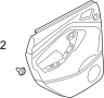 View Trim. Clip. Retainer. Panel. Pillar. (Front, Rear, Lower) Full-Sized Product Image