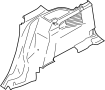 Image of Interior Quarter Panel Trim Panel (Front, Rear, Upper, Lower) image for your 2017 Ford F-150  Platinum Crew Cab Pickup Fleetside 