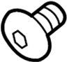 View Retainer. Lamp. Tail. Clip. (Upper, Lower) Full-Sized Product Image