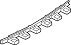 Image of Bumper Impact Absorber Bracket image for your 2023 Ford F-150   