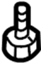 Image of Bolt. Screw. Washer. Bolt that secures the. image for your Ford