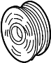 View A/C Compressor Clutch Pulley Full-Sized Product Image