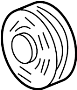 View A/C Compressor Clutch Pulley Full-Sized Product Image