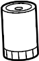 View Engine Oil Filter (Front) Full-Sized Product Image