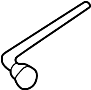 Image of Wheel Lug Wrench image for your 2019 Ford F-150 3.3L Duratec V6 FLEX A/T 4WD XL Standard Cab Pickup Fleetside 
