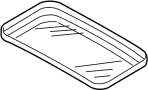 Image of Seal. Sunroof. Glass. Sunroof Cover Seal. image for your 2000 Ford F-250 Super Duty  XL Crew Cab Pickup 