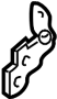 Image of Door Hinge (Upper, Lower) image for your 2022 Ford Transit-350 3.5L V6 FLEX A/T AWD Base Extended Cargo Van 