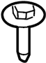 View Screw. Bolt. Bracket. (Lower) Full-Sized Product Image