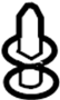 View Clip. Retainer. Rivet. Air. Deflector. (Upper, Lower) Full-Sized Product Image
