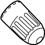 View Cap. Valve. Stem. Tire.  Full-Sized Product Image