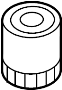 View Engine Oil Filter (Front) Full-Sized Product Image