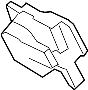 Image of Steering Column Switch Housing image for your 1997 Ford F-350  XL Extended Cab Pickup Fleetside 