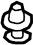 View Clip. Rivet. (Front, Rear, Lower) Full-Sized Product Image