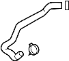 Image of Hose. Coolant. Engine. Hoses carries permanent. image for your 2014 Ford Mustang  Shelby GT500 Convertible 