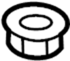 View Nut. (Front, Upper, Lower) Full-Sized Product Image