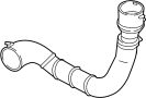 View Turbocharger Inlet Hose Full-Sized Product Image 1 of 2