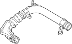 Image of Engine Air Intake Hose image for your 2014 Ford F-150  FX2 Extended Cab Pickup Fleetside 