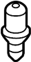 Image of Air Filter Housing Grommet (Upper, Lower) image for your 2018 Lincoln MKX   