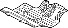 Image of Engine Oil Pan Baffle image for your Ford EcoSport  