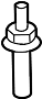 Image of Mount. Bolt. Bracket. Transmission. (Rear, Upper). Automatic Transmission. image for your 1997 Ford E-150 Econoline   