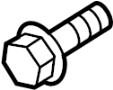 Image of Bolt. Mount. Transmission. Support. A threaded rod with a. image for your 2019 Ford Escape 2.0L EcoBoost A/T AWD SEL Sport Utility 