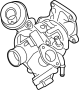 Image of Exhaust Manifold. Turbocharger Assembly. A complete turbocharger. image for your 2018 Ford EcoSport   