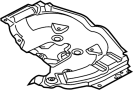 View Floor Pan Heat Shield (Rear, Upper, Lower) Full-Sized Product Image
