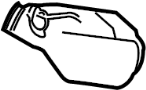 Image of Catalytic Converter Heat Shield image for your 2014 Ford E-250 5.4L Triton V8 CNG A/T Base Standard Cargo Van 