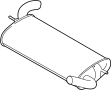 View Exhaust Muffler (Rear) Full-Sized Product Image