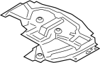 Image of Floor Pan Heat Shield (Rear, Upper, Lower) image for your 2003 Ford F-150   